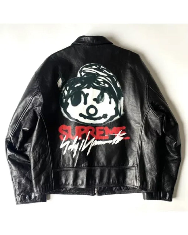 大海物語Suppeme Yohji Yamamoto leather jacket M レザージャケット