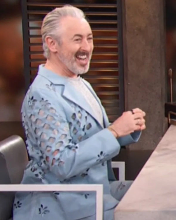 Access Daily 2024 Alan Cumming Blue Cutout Suit