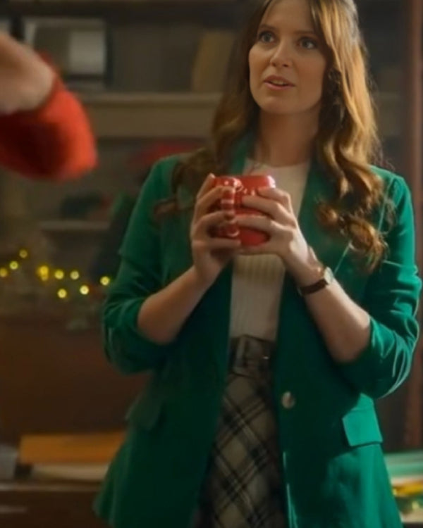 A Vintage Christmas 2024 Merritt Patterson Green Blazer