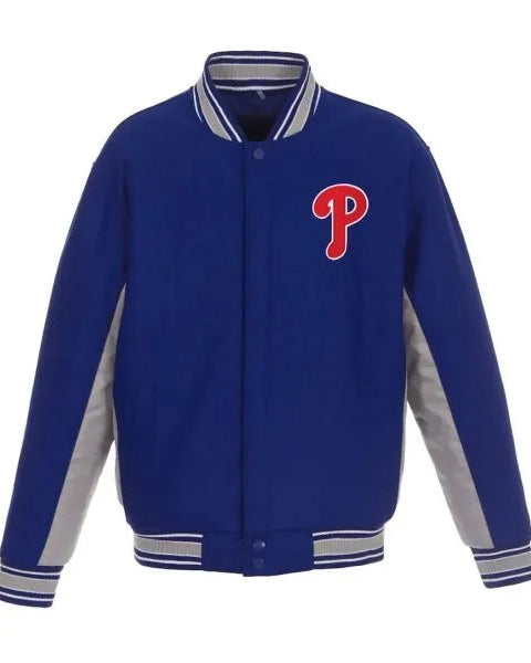 Accent Philadelphia Phillies Blue And Gray Jacket