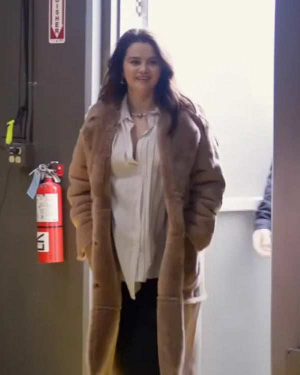 Alex Russo Wizards Beyond Waverly Place Shearling Coat