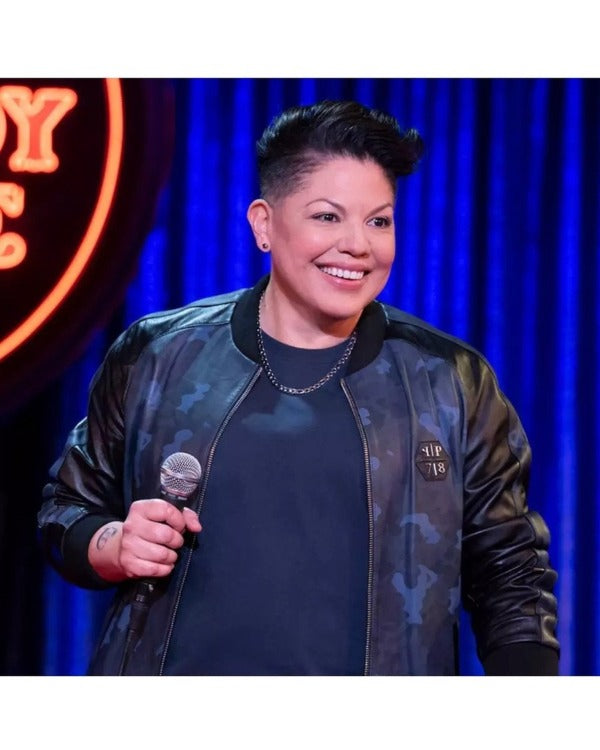 And Just Like That S02 Sara Ramirez Black Bomber Jacket