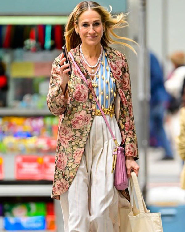 And Just Like That S02 Sarah Jessica Parker Floral Blazer