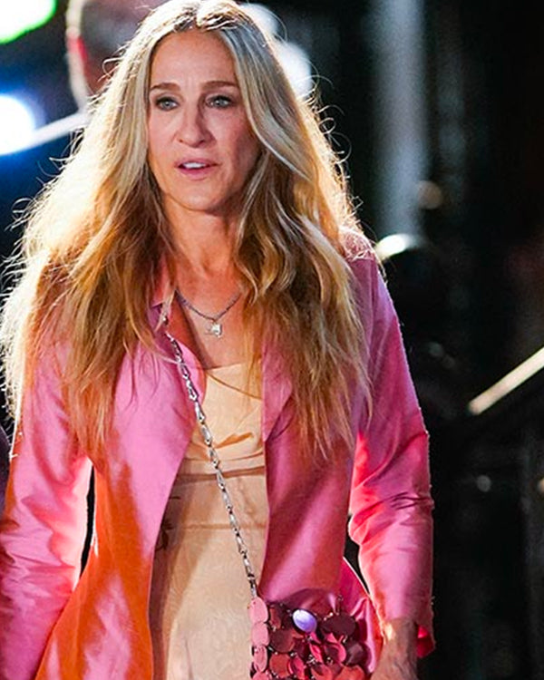 And Just Like That Sarah Jessica Parker Pink Blazer