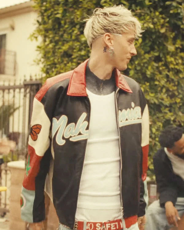 BMXXing Machine Gun Kelly Leather Jacket