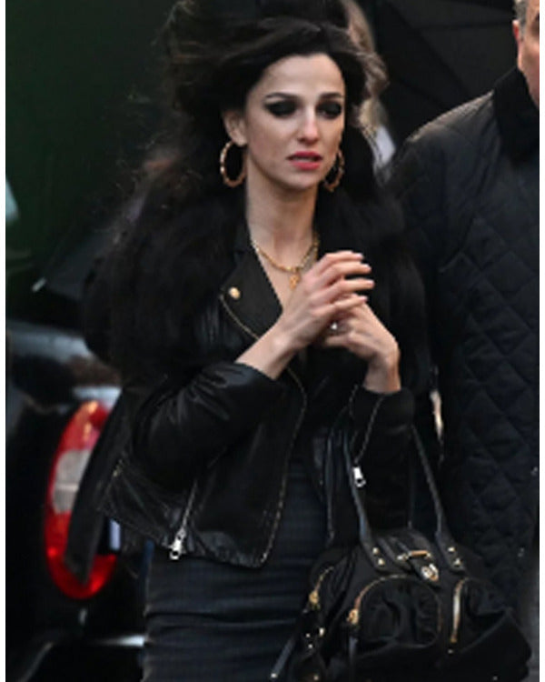 Back To Black 2024 Marisa Abela Leather Jacket