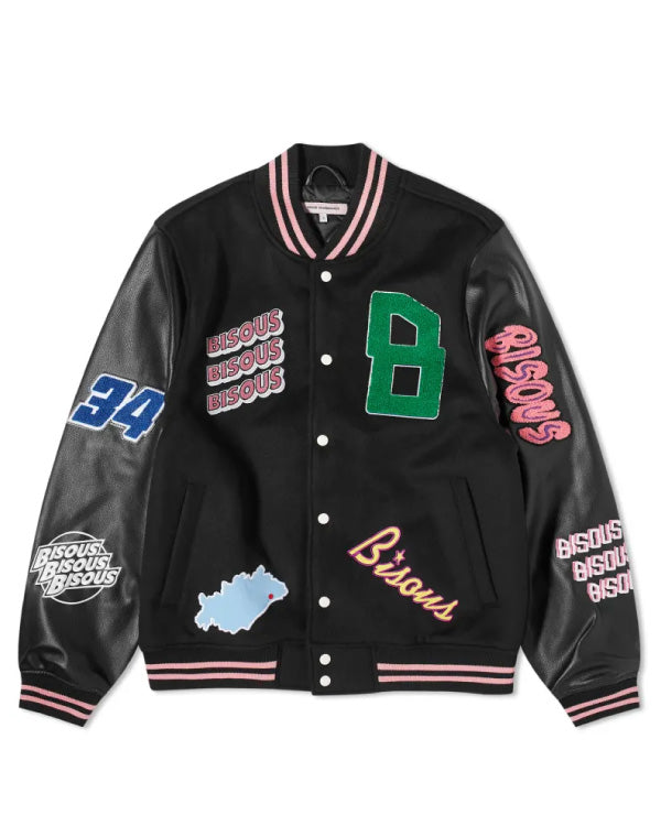 Bisous Skateboards Varsity Jacket