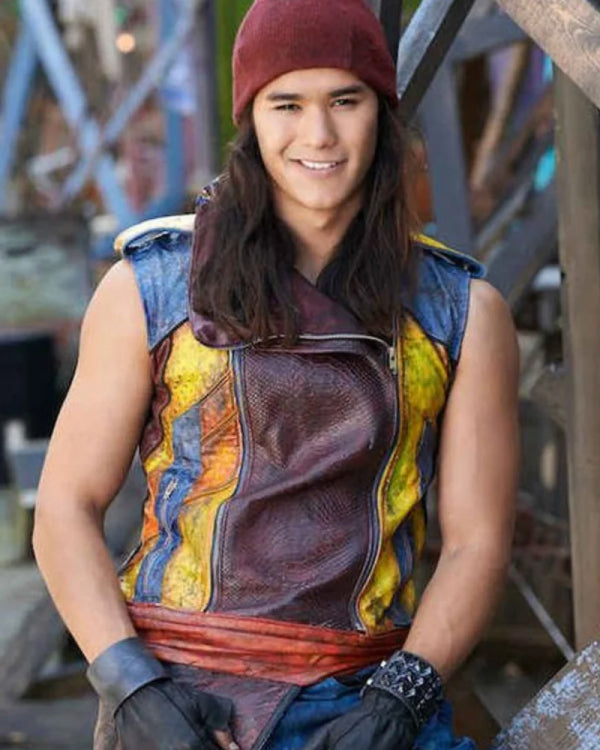 Booboo Stewart Descendants Leather Vest