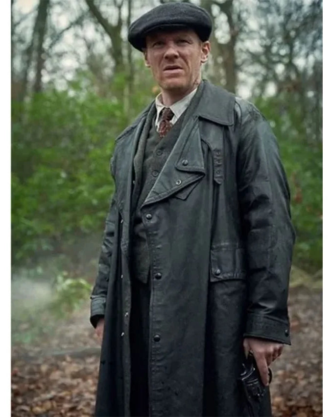 Brian Gleeson Peaky Blinders Leather Trench Coat