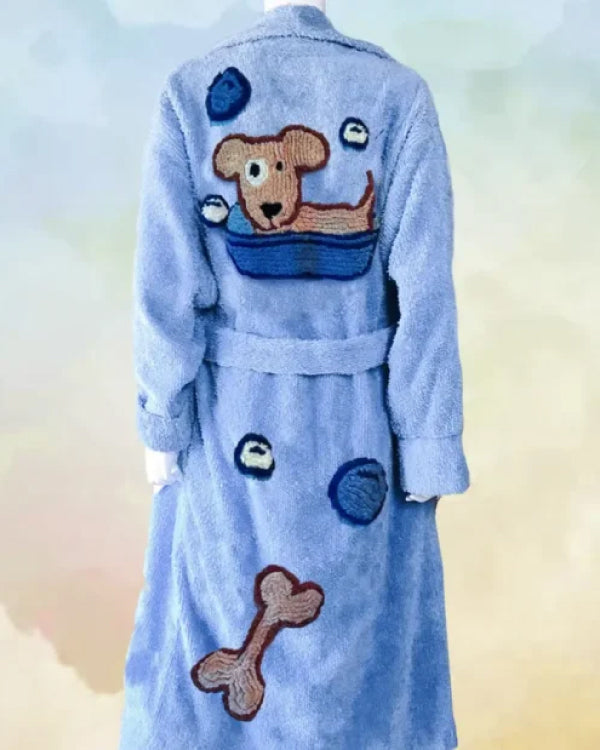 Canyon Group Doggie Wash Blue Robe