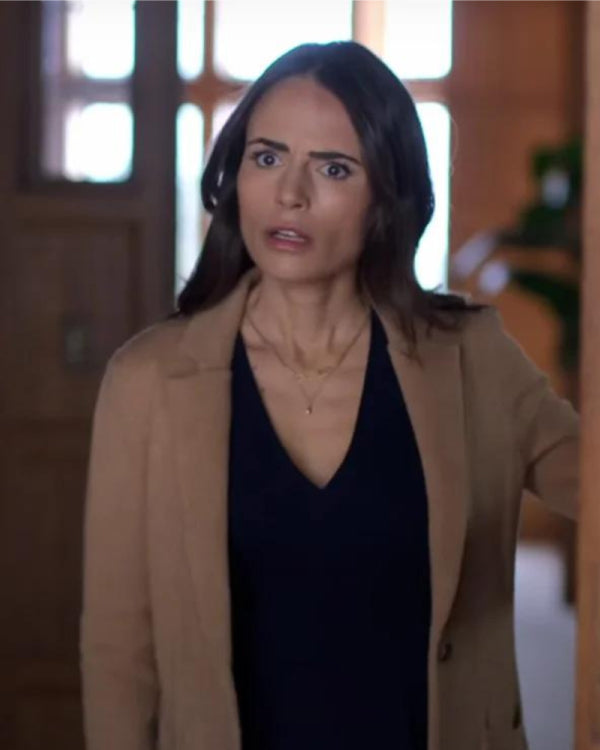 Cellar Door 2024 Jordana Brewster Brown Coat