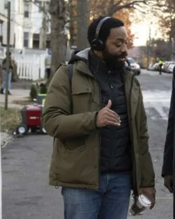 Chiwetel Ejiofor Rob Peace 2024 Green Jacket