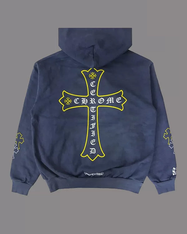 Chrome Hearts X Drake Certified Chrome Hand Dyed Hoodie