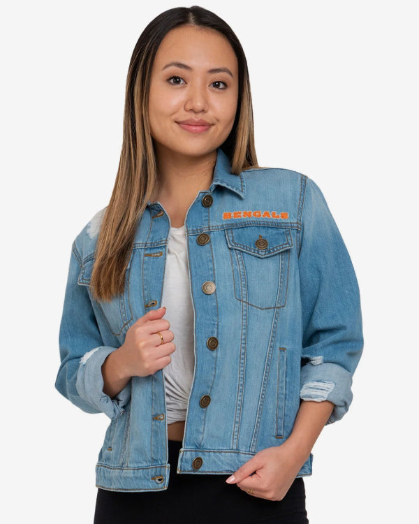 Cincinnati Bengals Womens Denim Days Jacket