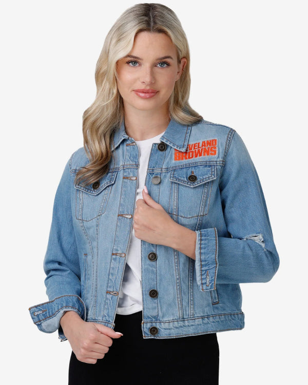 Cleveland Browns Womens Denim Days Jacket