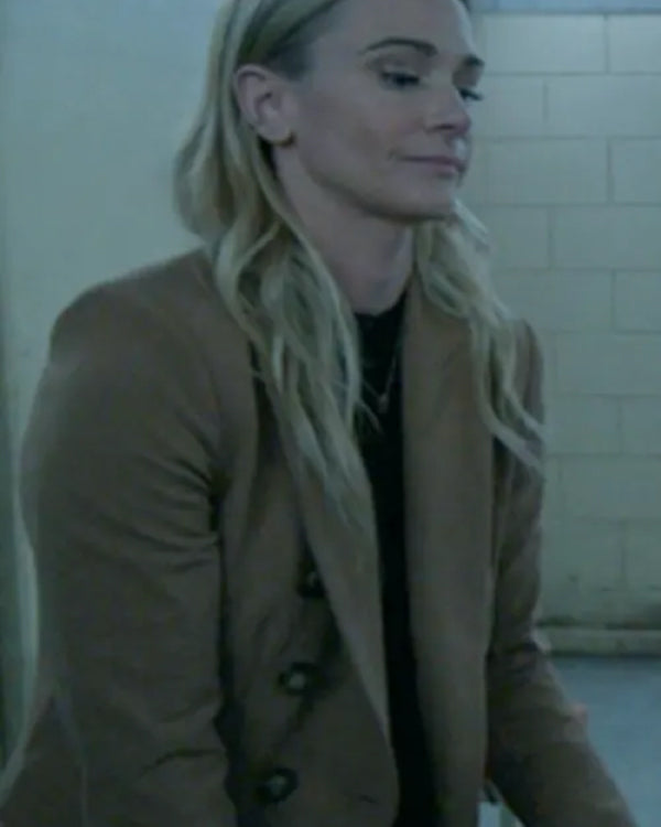 Criminal Minds Evolution S17 A.J. Cook Brown Jacket