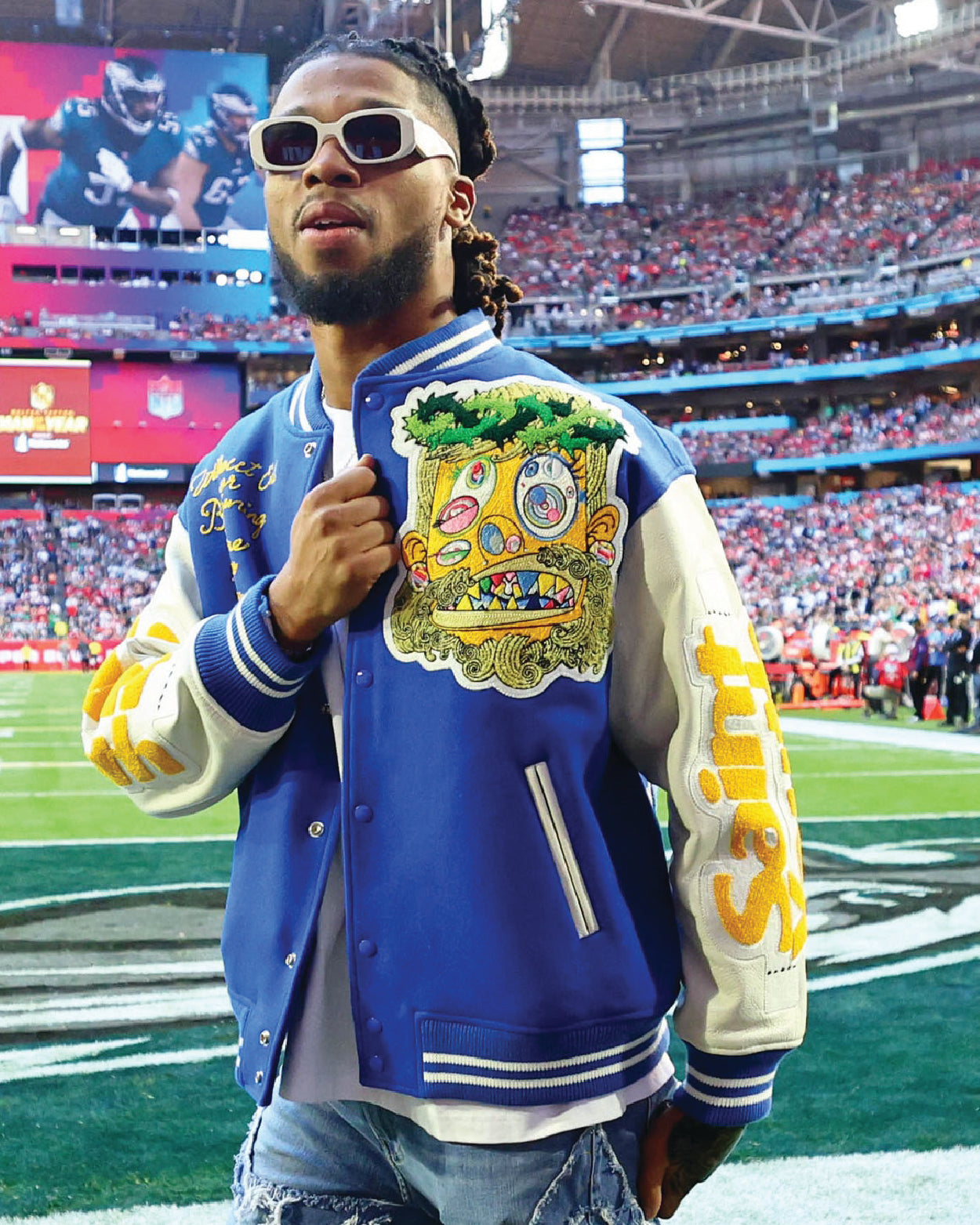 Damar Hamlin Super Bowl Varsity Jacket