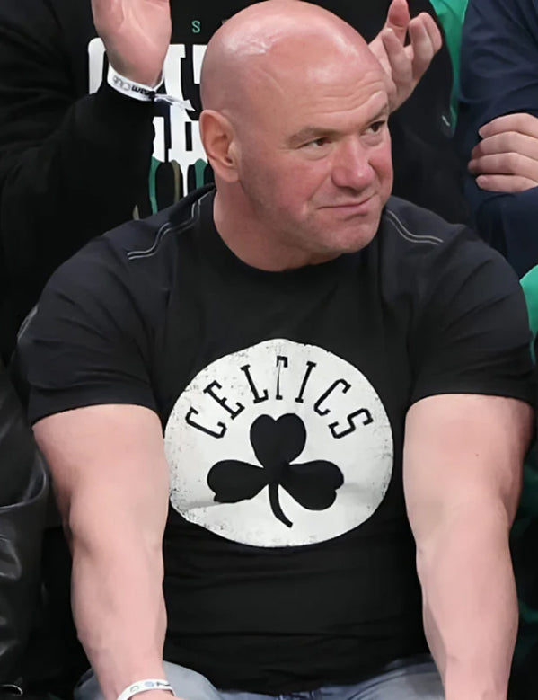 Dana White NBA Final Celtics Black Shirt