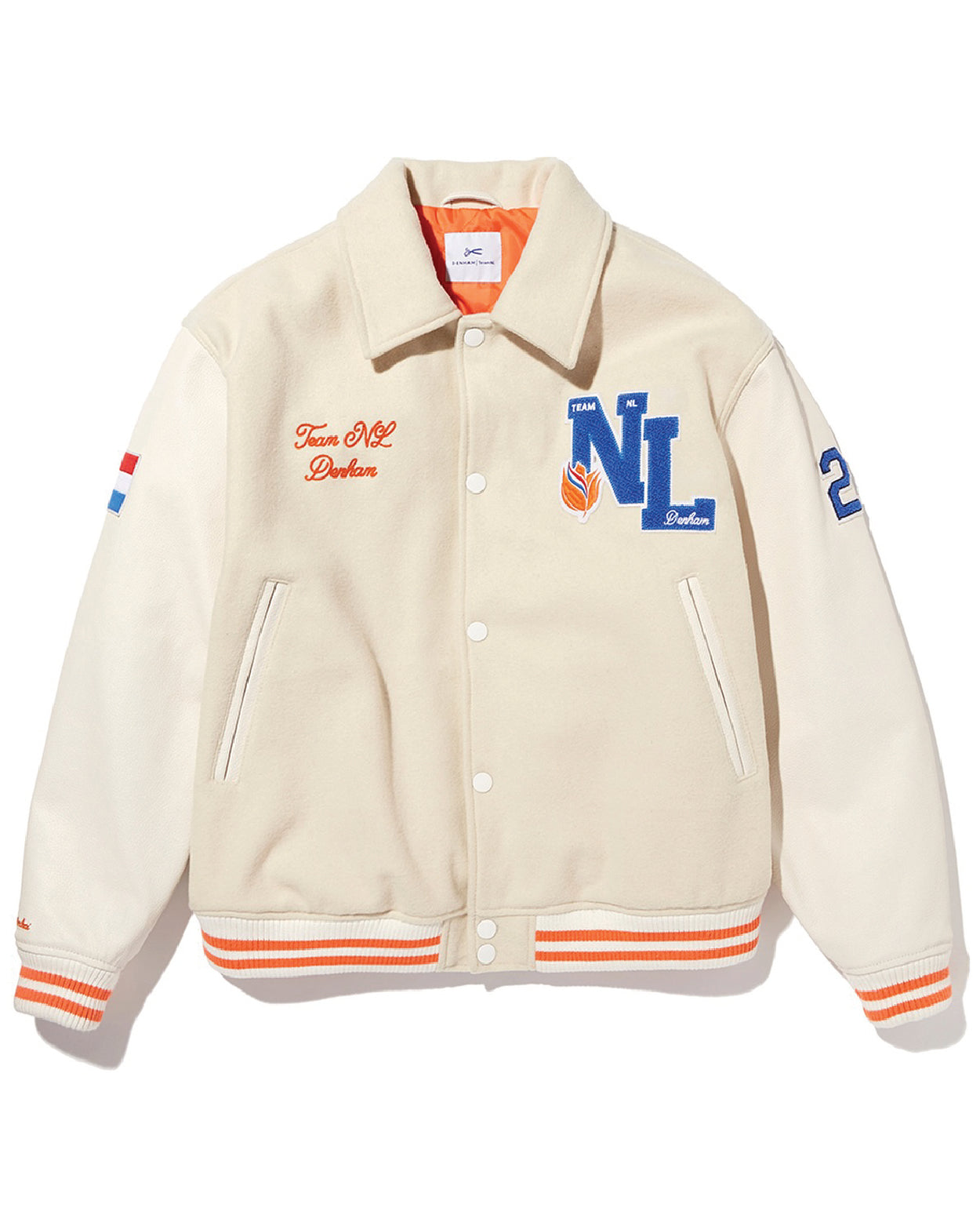 Denham Netherlands Olympic Team Varsity Jacket