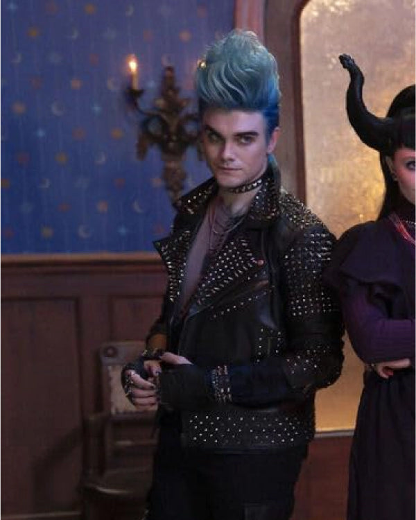 Descendants: The Rise of Red 2024 Hades Studded Leather Jacket