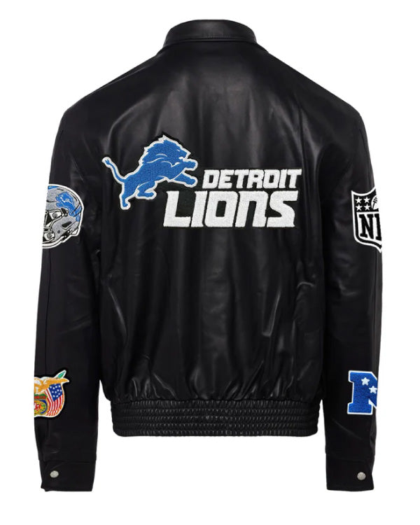 Detroit Lions Full Leather Jacket