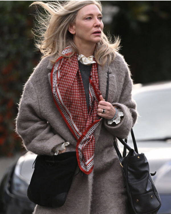 Disclaimer 2024 Cate Blanchett Grey Coat