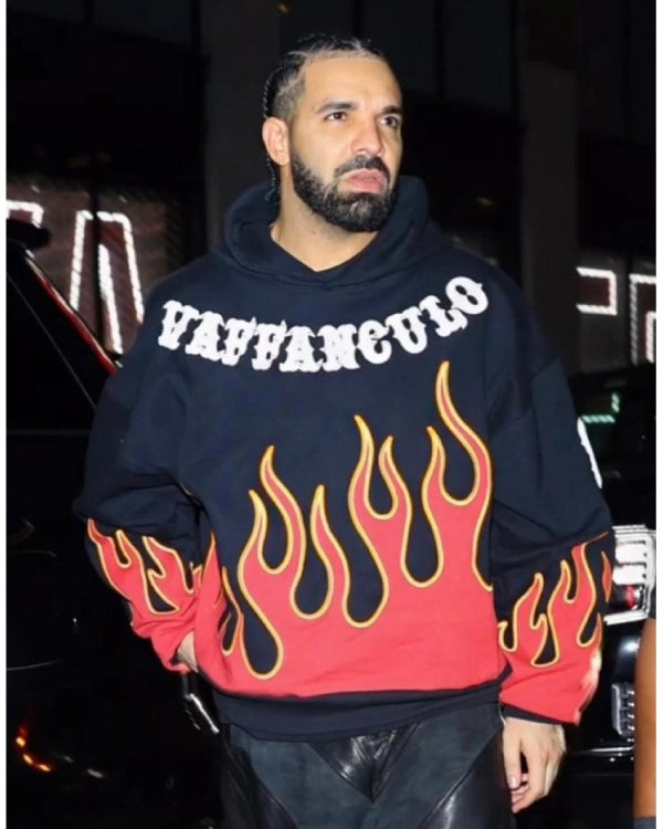 Drake Vaffanculo Flame Hoodie