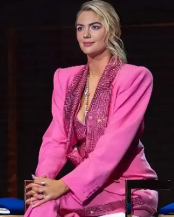 Dress My Tour 2024 Kate Upton Pink Suit