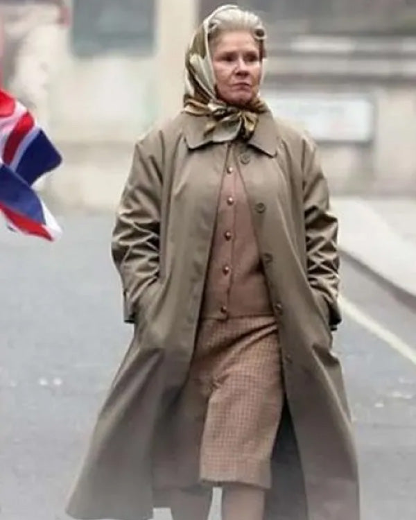 Elizabeth II The Crown S06 Cotton Trench Coat