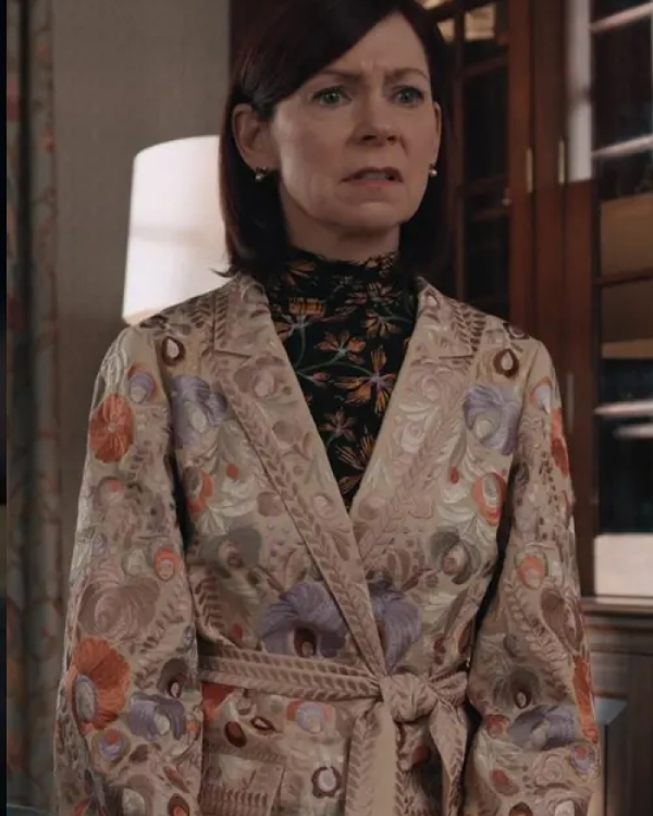 Elsbeth 2024 Carrie Preston Embroidered Wrap Jacket