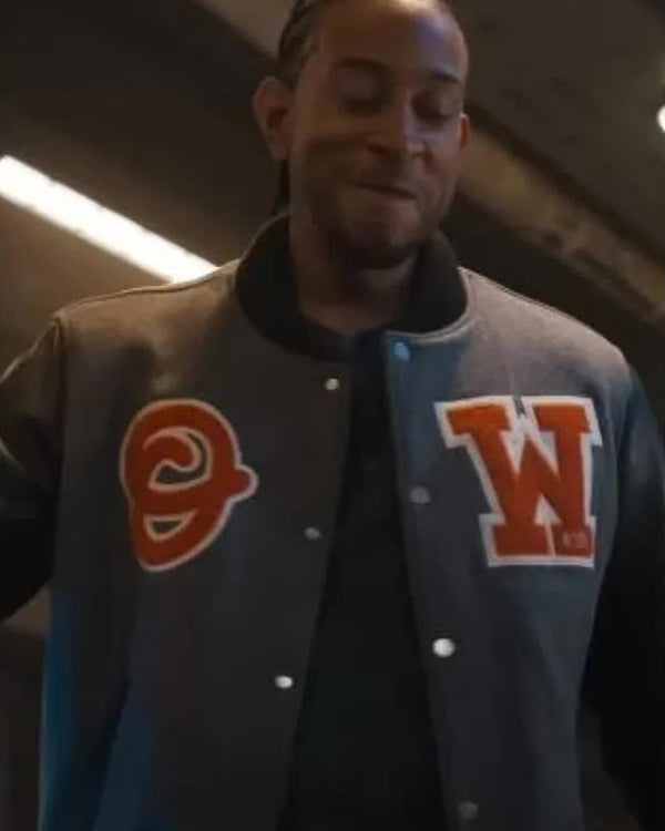 Fast X 2023 Ludacris Grey Varsity Jacket