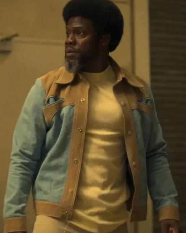 Fight Night The Million Dollar Heist 2024 Kevin Hart Suede Jacket