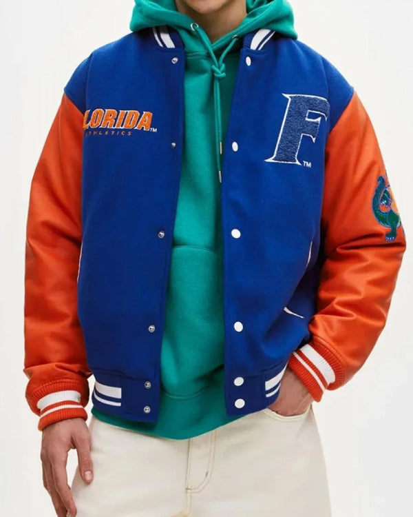 Florida Gators Letterman Royal Blue/Orange Jacket