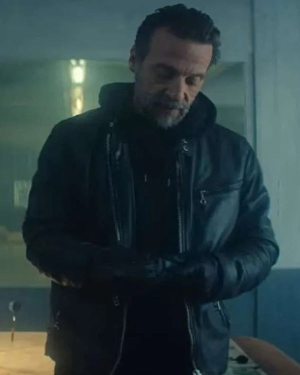 Furies 2024 Mathieu Kassovitz Black Leather Jacket