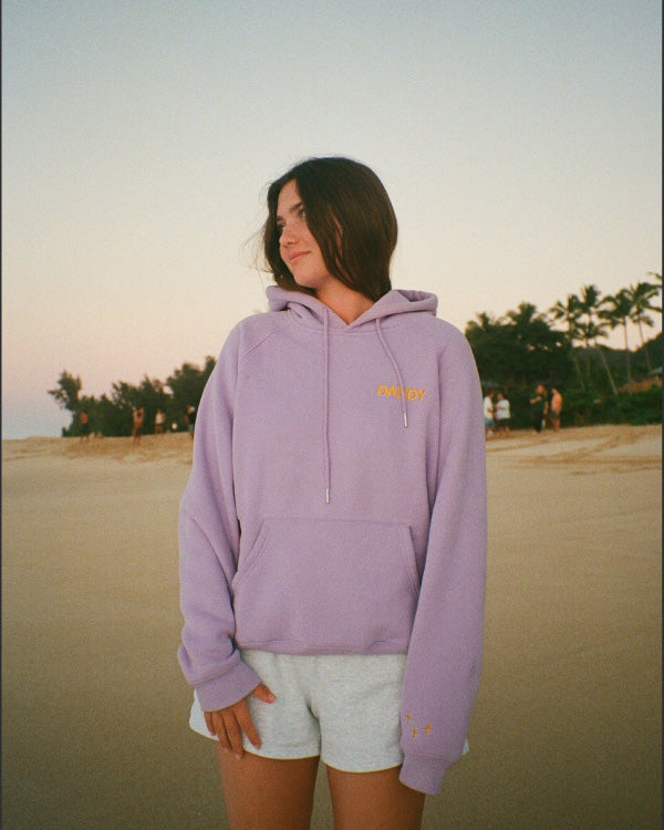 Gift Giving Oversized Lux Hoodie in Lavender