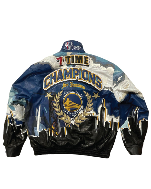 Golden State Warriors 7th Championship Leather Jacket