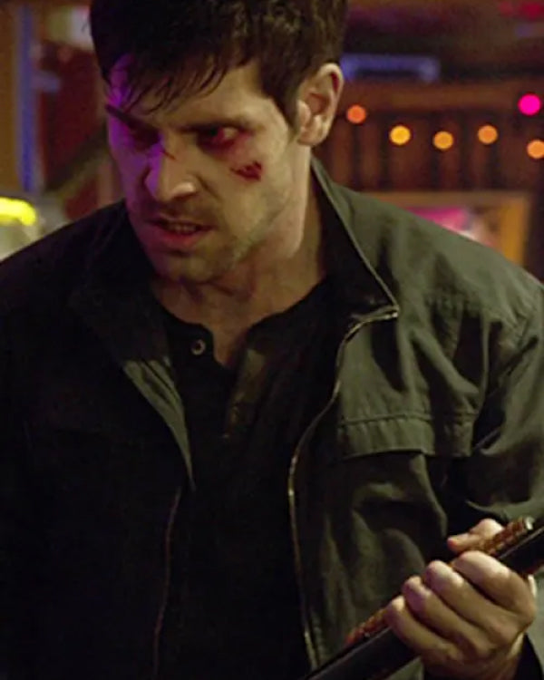 Grimm S03 Nick Burkhardt Black Cotton Jacket