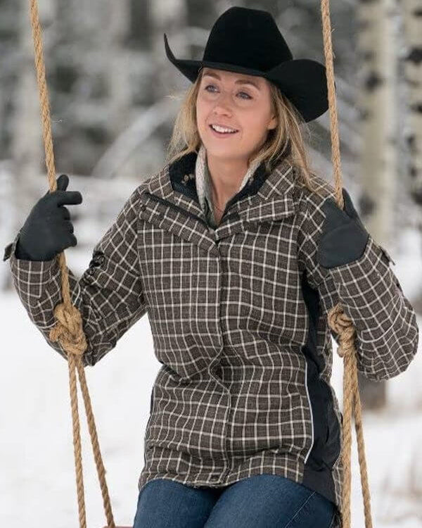 Heartland Amy Fleming Amber Marshall Plaid Jacket