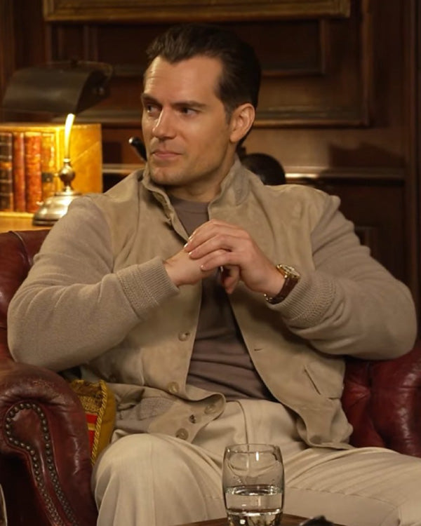 Henry Cavill Extratv Show Cardigan