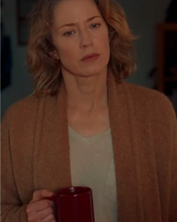 His Three Daughters 2024 Carrie Coon Cardigan Sweater