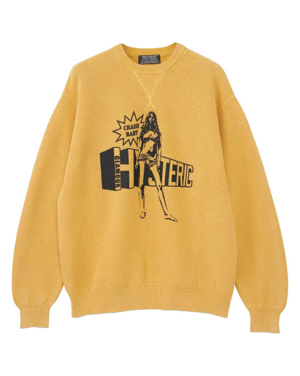 Hysteric Glamor Men Crash Baby Sweater