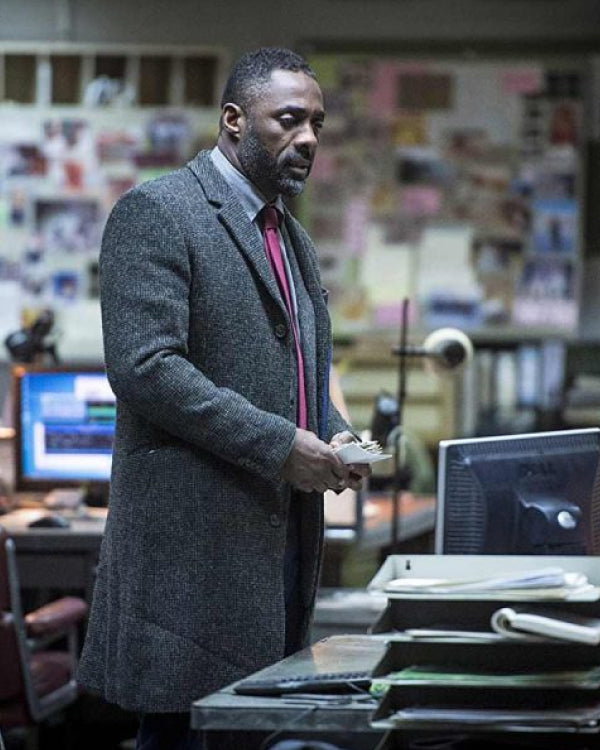 Idris Elba John Luther Coat