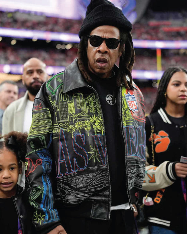 Jay-Z Super Bowl LVIII Leather Jacket