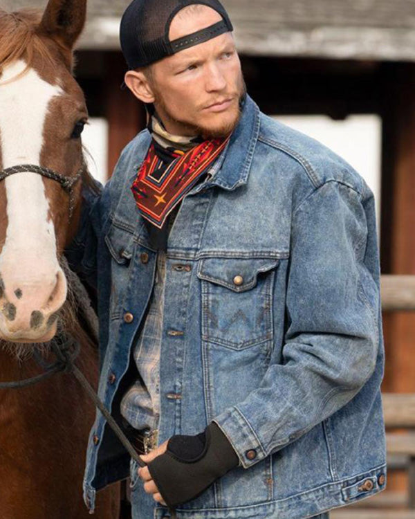 Jimmy Hurdstrom Yellowstone Blue Denim Jacket