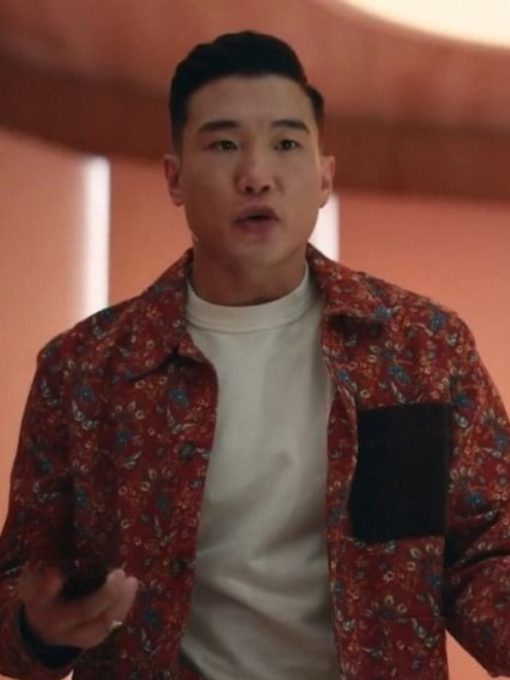 Loot S2 Joel Kim Booster Red Floral Shirt Jacket