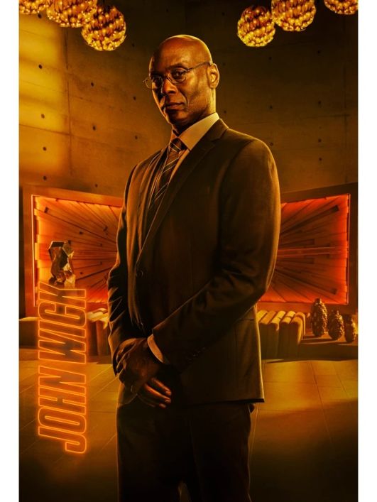 John Wick Chapter 4 Lance Reddick Black Suit