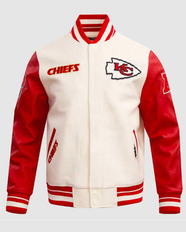 Kansas City Chiefs Retro Classic Rib Varsity Jacket