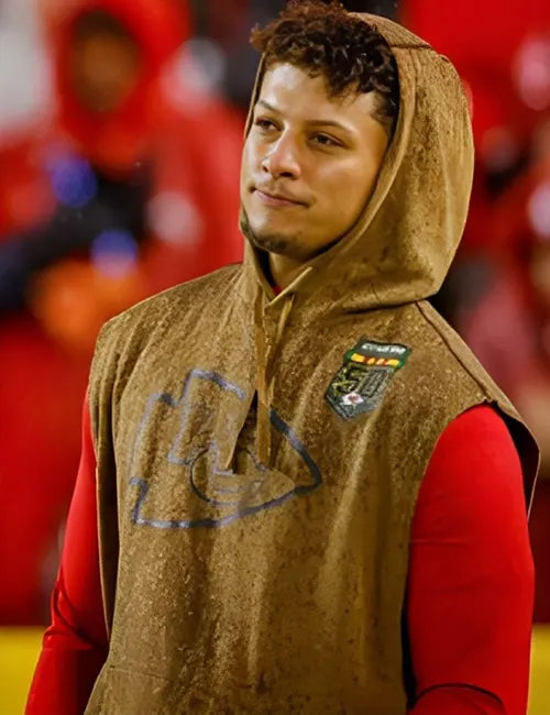 Kansas City Chiefs Salute To Service Brown Sleeveless Hoodie