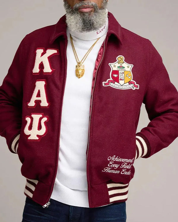 Kappa Alpha PSI Varsity Maroon Wool Jacket