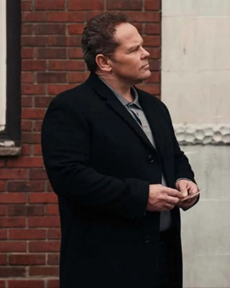 The Equalizer Kevin Chapman Black Wool Trench Coat